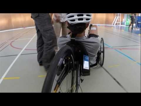 Vance Bergeron, tétraplégique et coureur cycliste