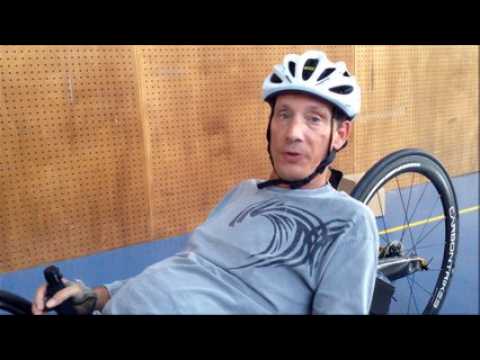 Vance Bergeron, tétraplégique et coureur cycliste