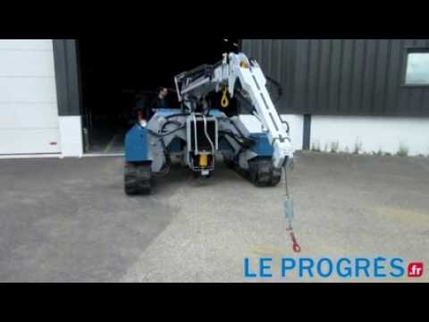 Mobilev Cranes à Lentilly innove avec un modèle de mini-grue unique en France