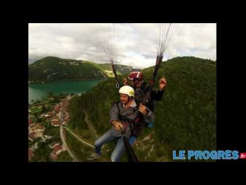 Vol en parapente au-dessus du haut Bugey