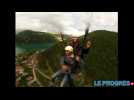 Vol en parapente au-dessus du haut Bugey