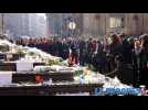 Minute de silence place des terreaux Lyon