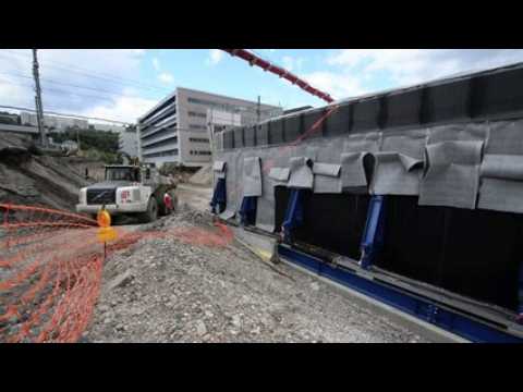 Lyon : mise en place de la trémie Panama