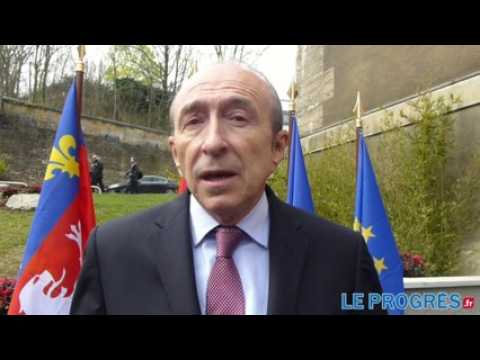 Lyon : Gérard Collomb et Xi Jinping à l'institut franco-chinois