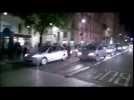 Scenes de liesse dans le centre de ville de Lyon apres la qualification des...