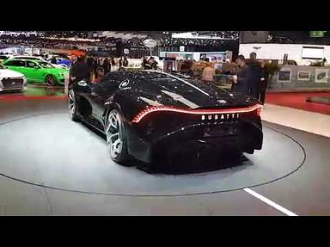 Les insolites du salon de Genève : la "voiture noire" de Bugatti