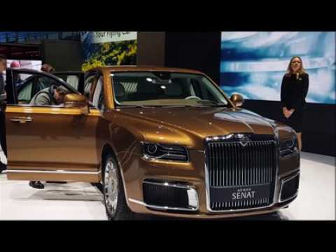 Les insolites du salon de Genève : l'Aurus Senat S600, la limousine blindée de Poutine