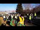 Les gilets jaunes filtrent le rond-point d'Haudainville