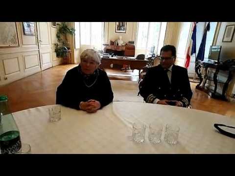 Lure : la ministre  Jacqueline Gourault  à la sous préfecture de Lure.