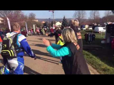 FAULX LA RUMONT Ambiance au départ de la Val de Lorraine Classic