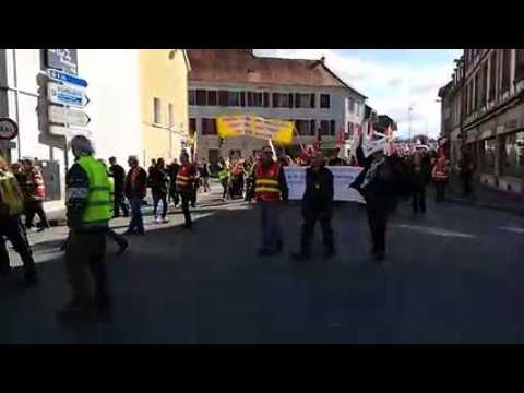 Montbéliard : 640 manifestants défilent dans le centre ville