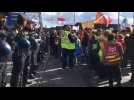 Montbéliard : 640 manifestants devant l’entrée de l'usine PSA