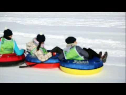 Chutes et soleil au programme de la journée blanche de Pré-Poncet (Haut-Doubs)