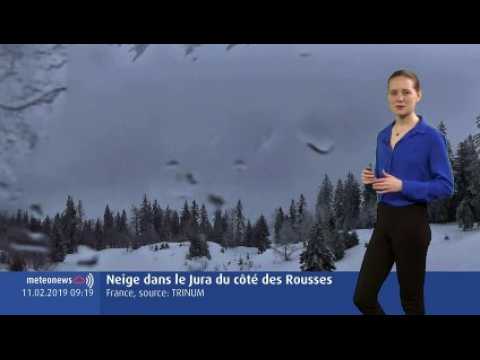 La météo du mardi  12 février 2019 en Lorraine et Franche-Comté