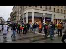 Manifestation des gilets jaunes dans le calme à Nancy