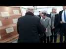 Pose de la première plaque de l'IRIS, Institut de recherche et d'innovation santé à Vandoeuvre-lès-Nancy (54)