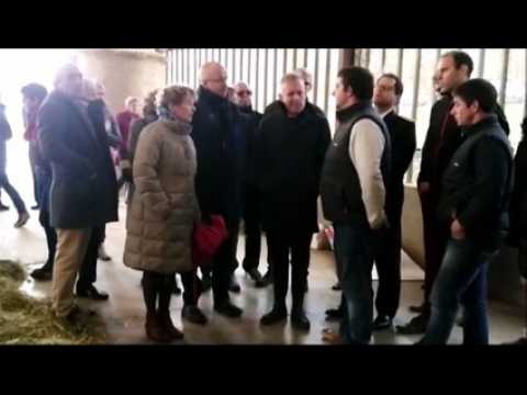 Haute-Saône : méthanisation à la Ferme de la fontaine avec le ministre François de Rugy