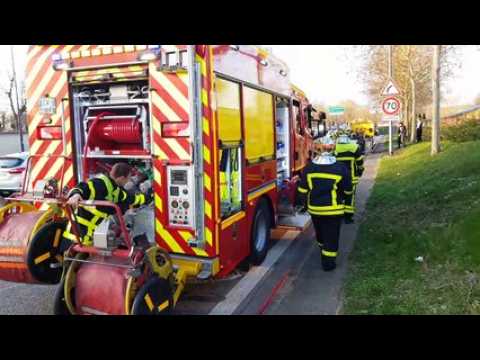 Vandoeuvre : la voiture s'embrase en roulant, la conductrice indemne