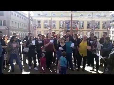 A Belfort, les professeurs mobilisés en chansons