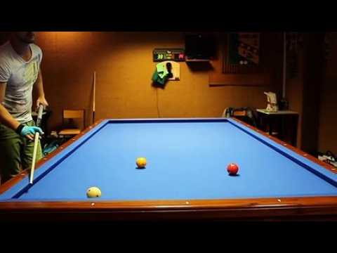 Le billard trois bandes présenté par le Laxovien Pierre Soumagne
