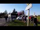 Trail des Tranchées de Verdun : l'impressionnant cortège des bus qui acheminent les concurrents du 15 kilomètres