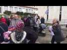 Rassemblement à Besançon des enseignants du premier degré contre la loi Blanquer