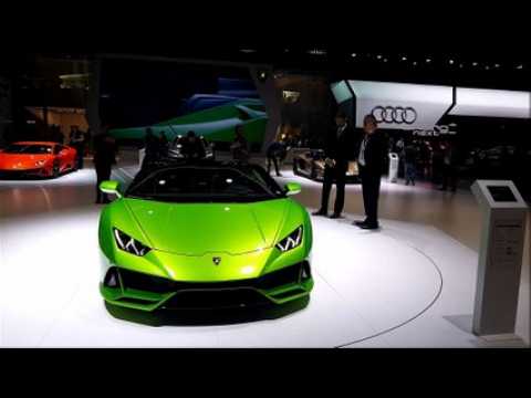Salon automobile de Genève : le Supercar Huracan EVO Spyder de Lamborghini