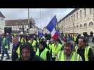 Passage devant la préfecture pour les gilets jaunes de Besançon