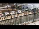 Gilets jaunes à Nancy : les manifestants prennent la fuite face aux grenades lacrymogènes lancées par les forces de l'ordre