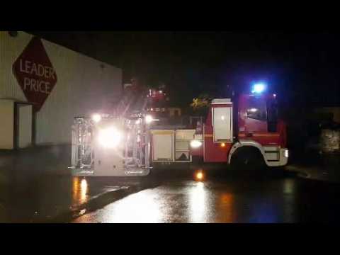 Neuves-Maisons : le feu de poubelle se propage au magasin Noz