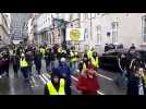 Défilé dans le calme des gilets jaunes à Nancy