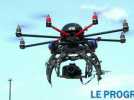 L'octocopt&egrave;re ou la prise de vue a&eacute;rienne de proximit&eacute; - Label : Le Progrès - Category : Technologie