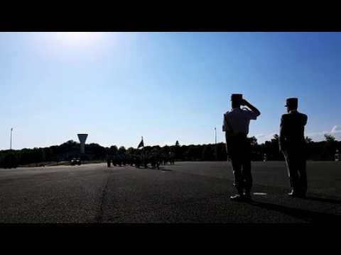 Passation de commandement au 1er RA de Bourogne