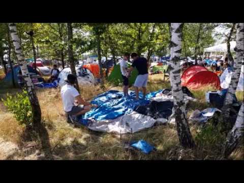 Eurockéennes 2019 L'installation au camping des festivaliers