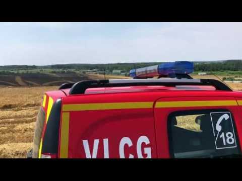 Geneuille : feu de plusieurs hectares dans les champs
