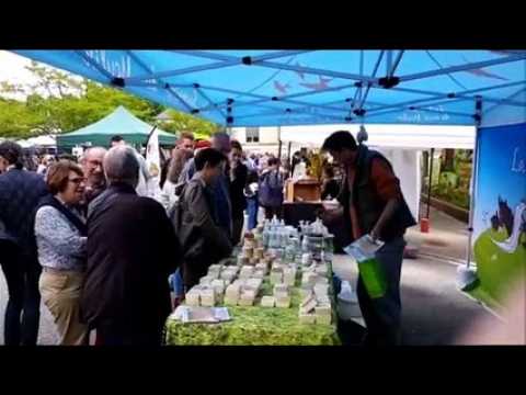 Ambiance et foule au 16e Marché bio et aux plantes de Bar-le-Duc