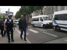 Manifestation des gilets jaunes : dispersion tendue rue Henri Bazin à Nancy