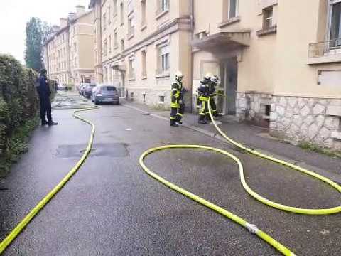 Feu de cave boulevard de Pinteville à Toul