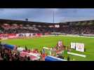 L'entrée des joueurs avant le coup d'envoi du derby ASNL - FC Metz