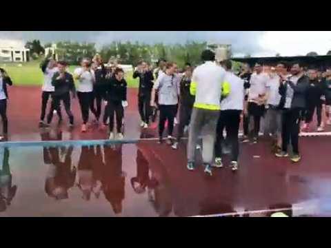 Quand le coach nancéien, Fred Fabiani passe à l'eau