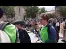 Près de 400 jeunes manifestants au lancement du cortège rue des Tiercelins à Nancy