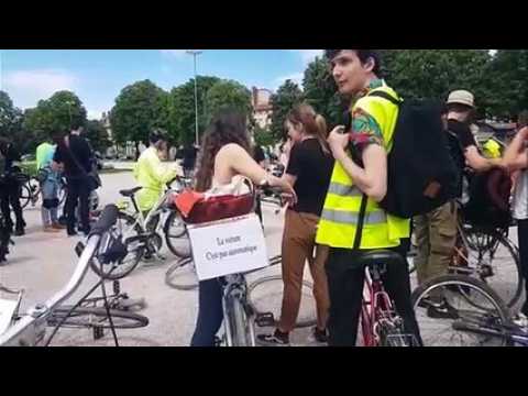 Nancy : les cyclistes font la "vélorution"