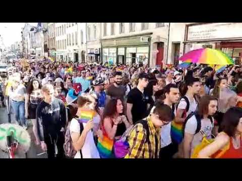 Gay pride à Nancy : deux milles personnes défilent à Nancy