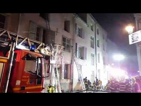 Incendie rue de la Source à Nancy, dimanche vers 4 h