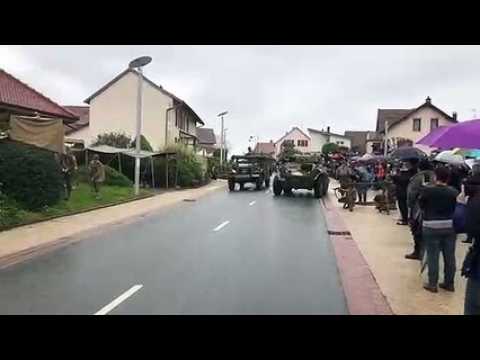 Reconstitution historique à Meroux-Moval : la reddition des soldats allemands