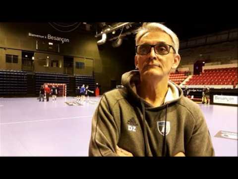 Avant-match de Nationale 1 masculine entre Grand Besançon et Valence, en proligue (D2).