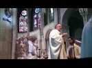 Les fidèles de la cathédrale de Besançon en communion avec ceux de Paris