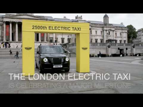 LEVC celebrates production of the 2500th Electric Taxi