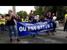 La manifestation des gilets jaunes est partie et attaque le centre-ville aux cris de "où est Steve ?"