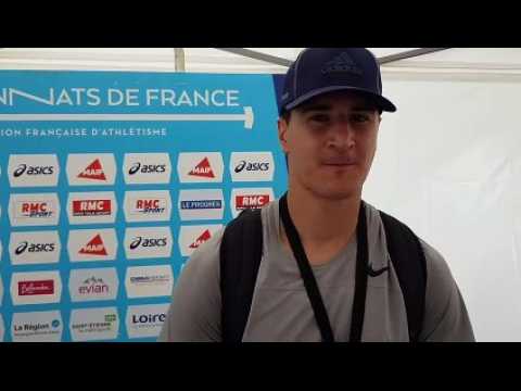 Javelot : Jérémy Nicollin, vice-champion de France
